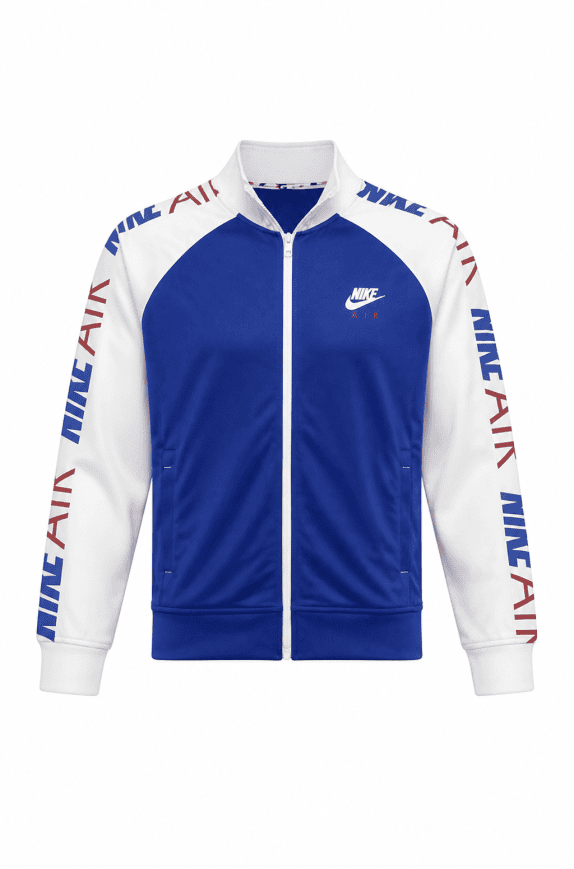 NIKE TRACK JACKET STREETWEAR BLUE WHITE ΑΝΤΡΙΚΟ PRE OWNED L