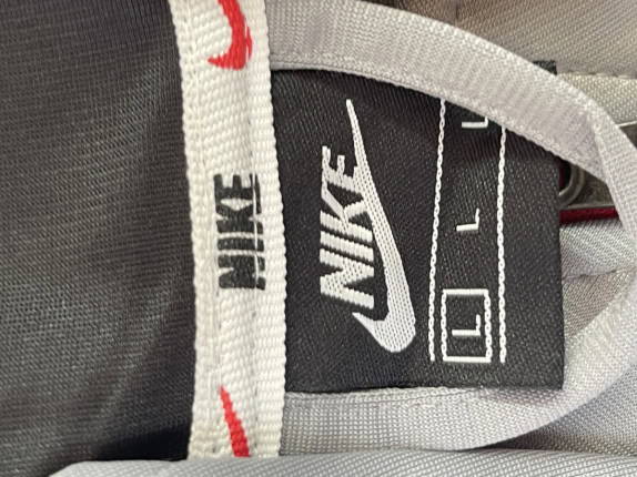 NIKE TRACK JACKET STREETWEAR ΓΚΡΙ ΑΝΤΡΙΚΟ PRE OWNED L