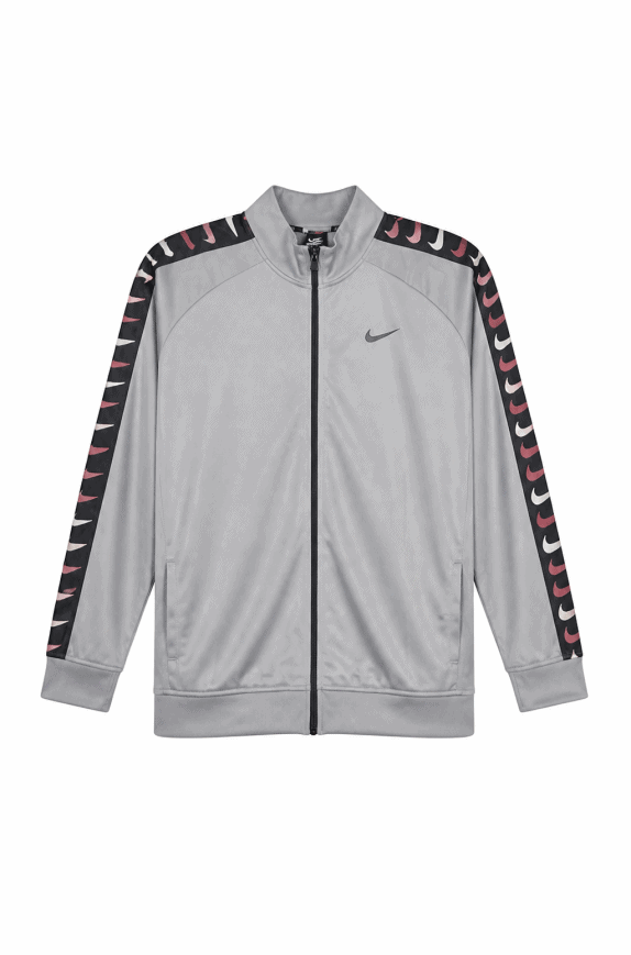 NIKE TRACK JACKET STREETWEAR GREY MALE PRE OWNED 4XL