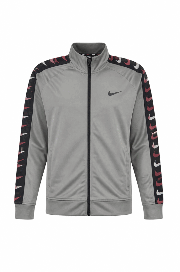 NIKE TRACK JACKET STREETWEAR GRIGIO UOMO PRE OWNED M