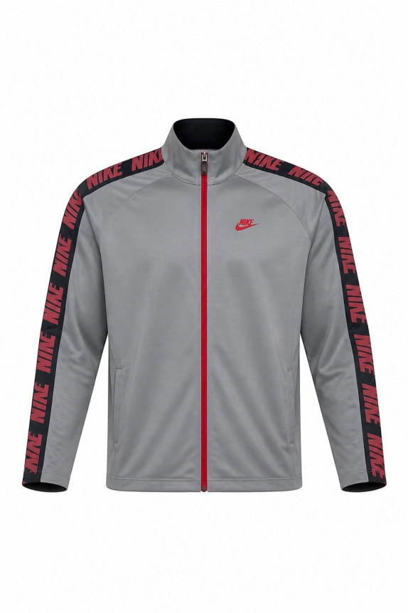 NIKE TRACK JACKET STREETWEAR ΓΚΡΙ ΑΝΤΡΙΚΟ PRE OWNED XXL