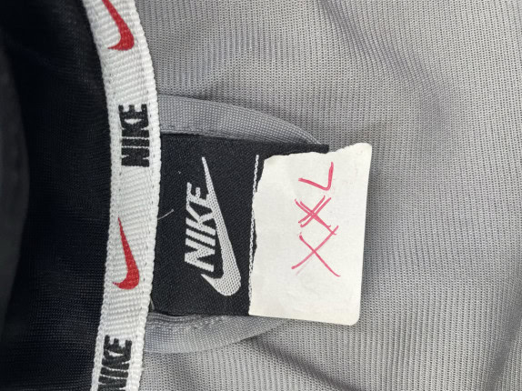 NIKE TRACK JACKET STREETWEAR ΓΚΡΙ ΑΝΤΡΙΚΟ PRE OWNED XXL