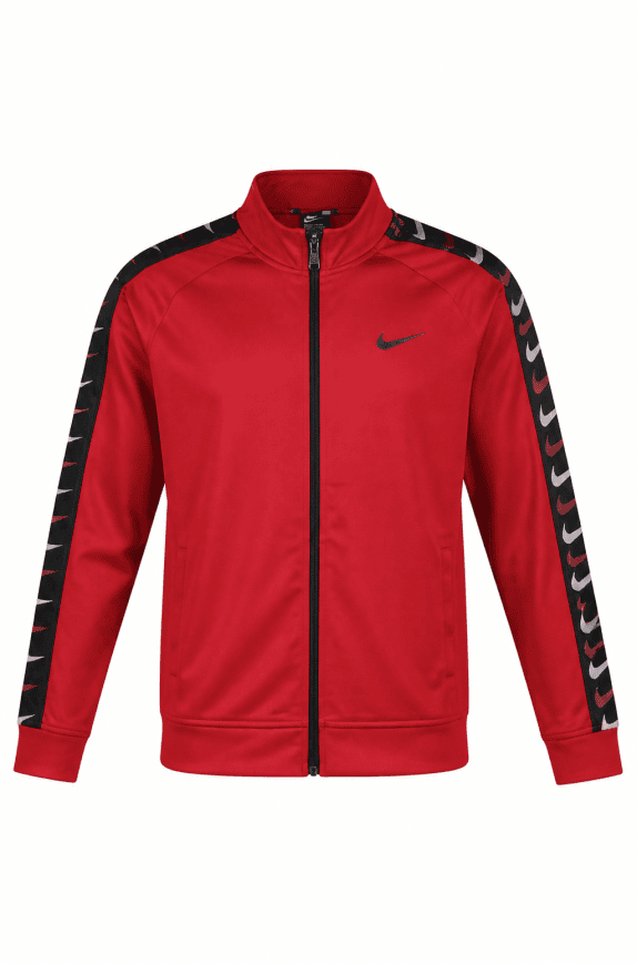 NIKE TRACK JACKET STREETWEAR RED MEN PRE OWNED L