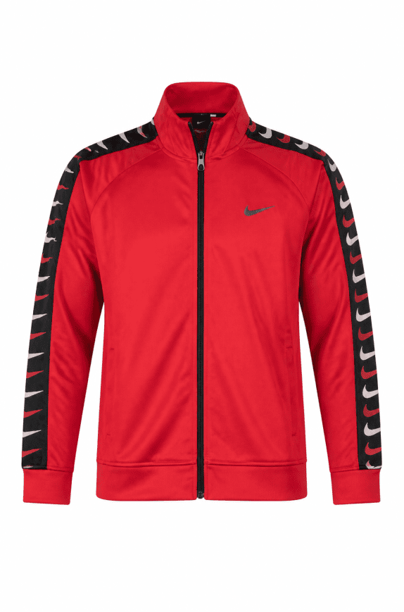 NIKE TRACK JACKET STREETWEAR RED MEN PRE OWNED L