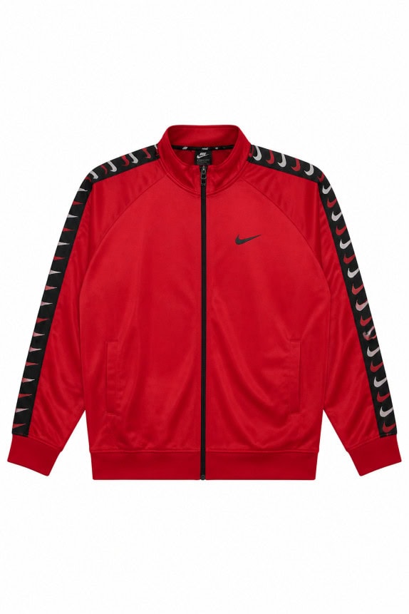 NIKE TRACK JACKET STREETWEAR ROSSO UOMO PRE OWNED XXL