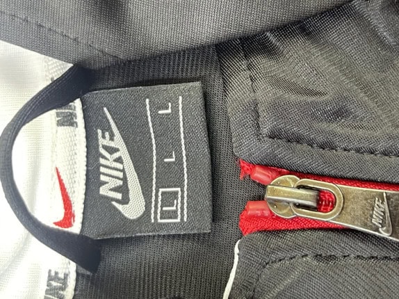 NIKE TRACK JACKET STREETWEAR ΜΑΥΡΟ ΑΝΤΡΙΚΟ PRE OWNED L