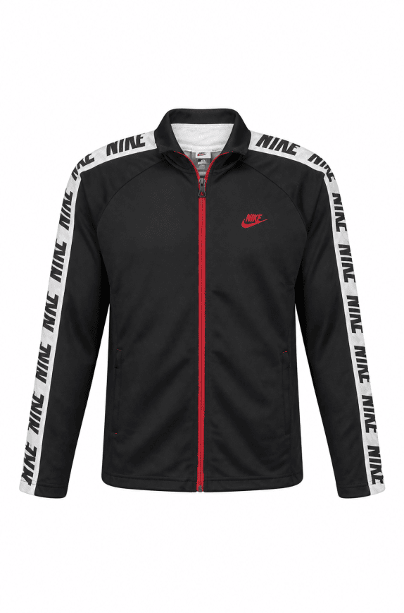 NIKE TRACK JACKET STREETWEAR ΜΑΥΡΟ ΑΝΤΡΙΚΟ PRE OWNED L