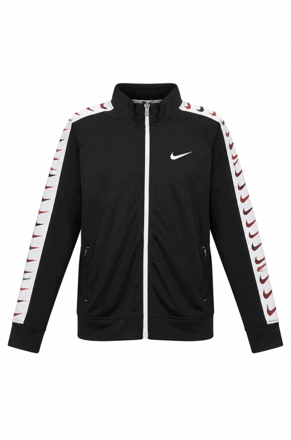NIKE TRACK JACKET STREETWEAR ΜΑΥΡΟ ΑΝΤΡΙΚΟ PRE OWNED L
