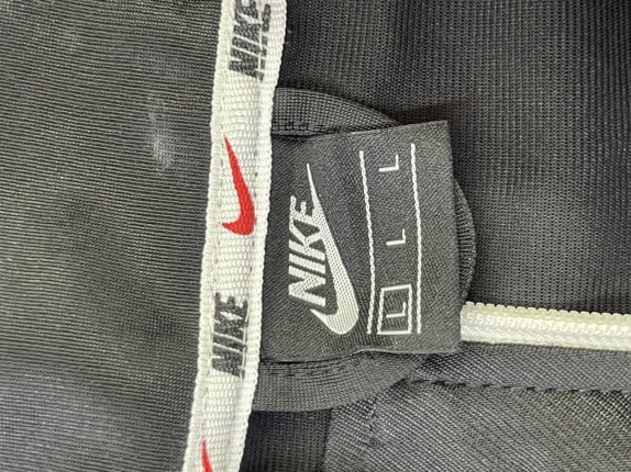 NIKE TRACK JACKET STREETWEAR ΜΑΥΡΟ ΑΝΤΡΙΚΟ PRE OWNED L