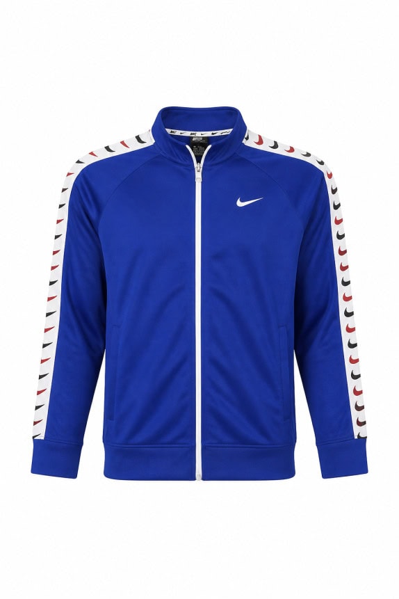 NIKE TRACK JACKET STREETWEAR BLU UOMO PRE OWNED XXL