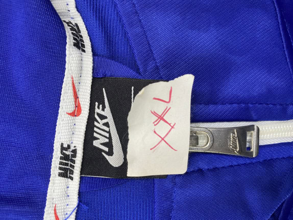 NIKE TRACK JACKET STREETWEAR BLU UOMO PRE OWNED XXL