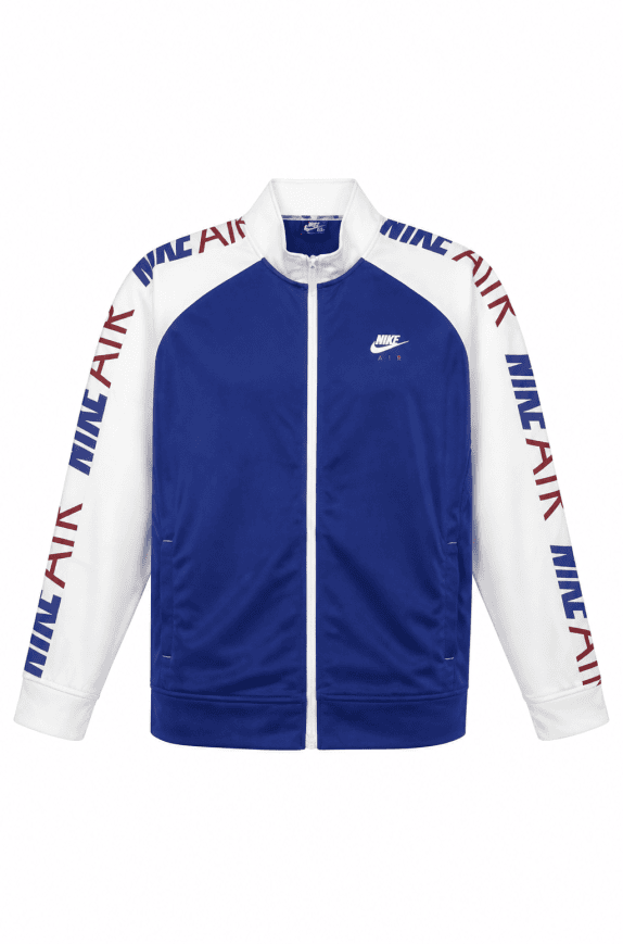 NIKE TRACK JACKET STREETWEAR ΜΠΛΕ ΛΕΥΚΟ ΑΝΤΡΙΚΟ PRE OWNED XL