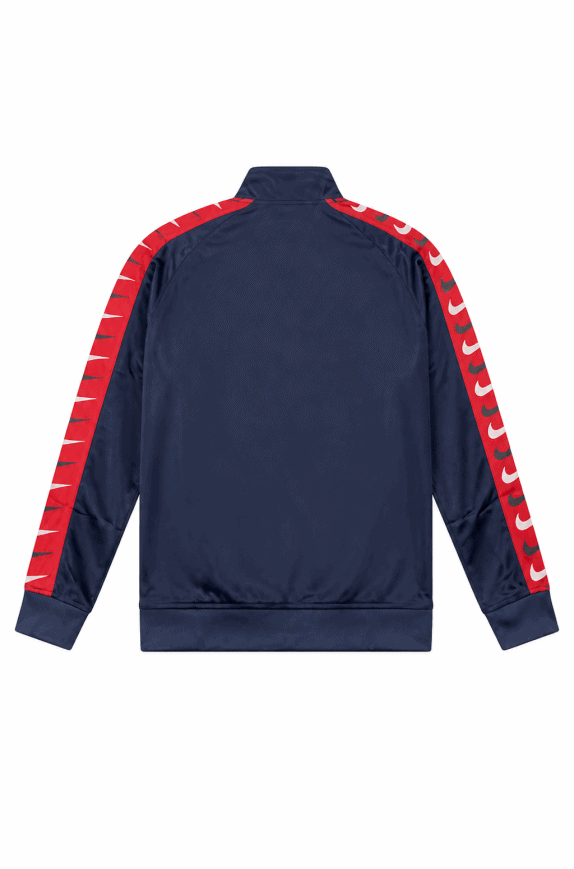 NIKE TRACK JACKET STREETWEAR BLU ROSSO UOMO PRE OWNED L
