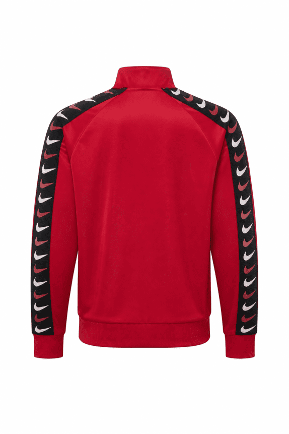 NIKE TRACK JACKET STREETWEAR RED UOMO PRE OWNED M