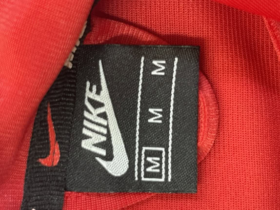 NIKE TRACK JACKET STREETWEAR RED UOMO PRE OWNED M