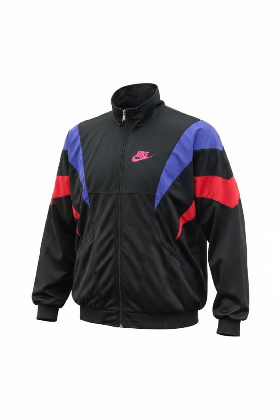 NIKE TRACK JACKET VINTAGE 90S ΜΑΥΡΟ ΑΝΤΡΙΚΟ PRE OWNED M