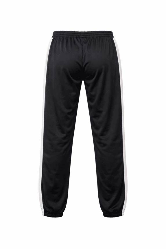 NIKE TRACK PANTS ATHLETIC BLACK UNISEX PRE OWNED L