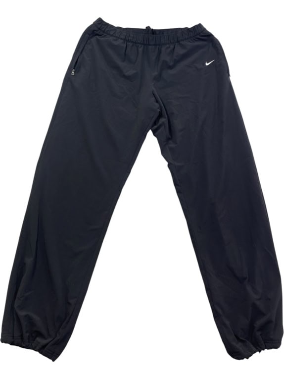 NIKE TRACK PANTS MINIMAL BLACK UNISEX PRE OWNED L