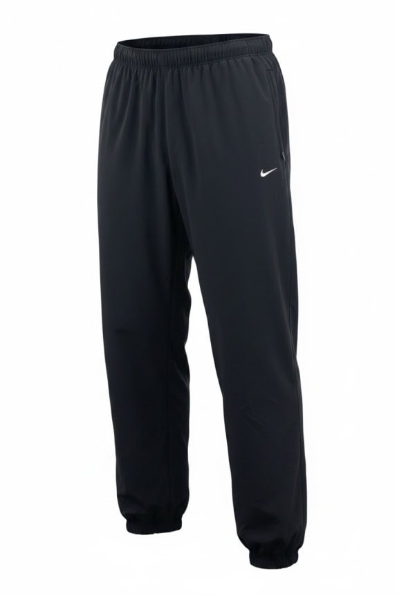 NIKE TRACK PANTS MINIMAL BLACK UNISEX PRE OWNED L