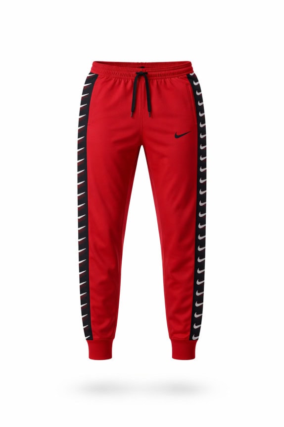 NIKE TRACK PANTS SPORTY RED ΑΝΤΡΙΚΟ PRE OWNED M