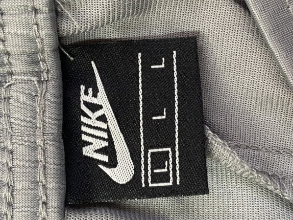 NIKE TRACK PANTS STREETWEAR GREY MEN PRE OWNED L