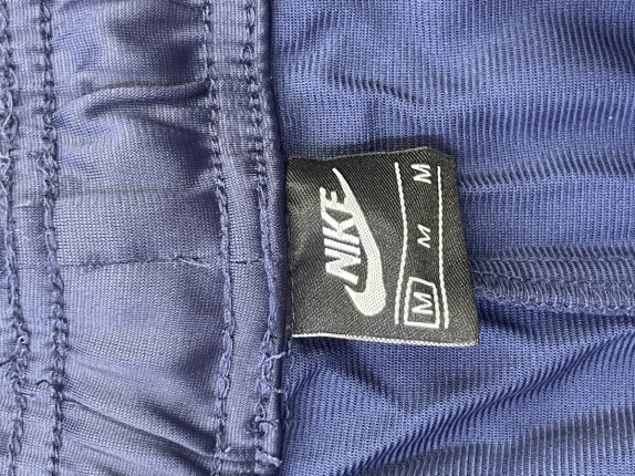 NIKE TRACK PANTS STREETWEAR NAVY MEN PRE OWNED M