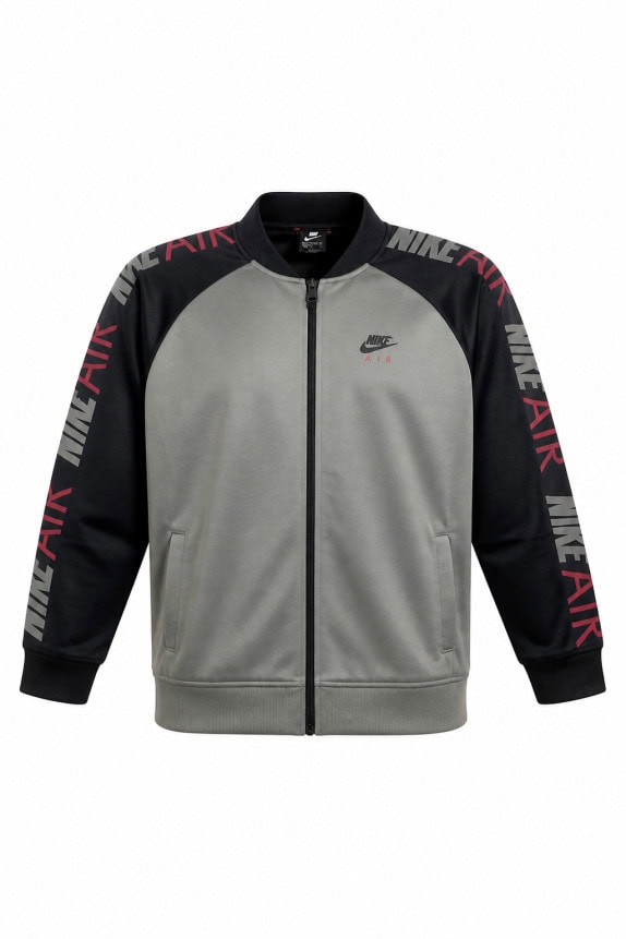 NIKE ΤΡΑΚ ΖΑΚΕΤΑ STREETWEAR ΓΚΡΙ ΜΑΥΡΟ ΑΝΤΡΙΚΟ PRE OWNED XXL