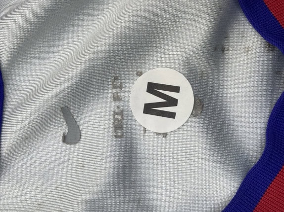 NIKE TUNE SQUAD GRAPHIC CANOTTA RETRO AZZURRO UOMO PRE OWNED M