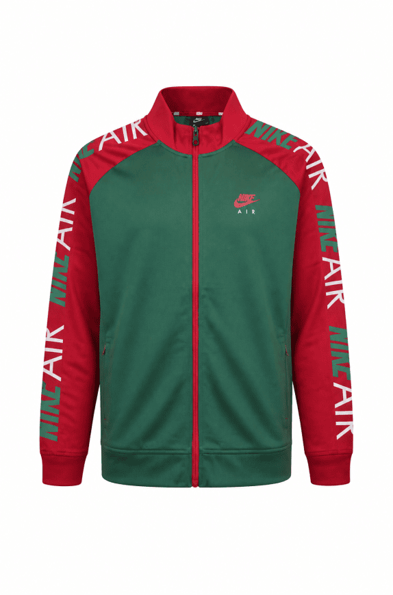 NIKE ΤΖΑΚΕΤ TRACK RED GREEN ΑΝΤΡΙΚΟ PRE OWNED 2XL