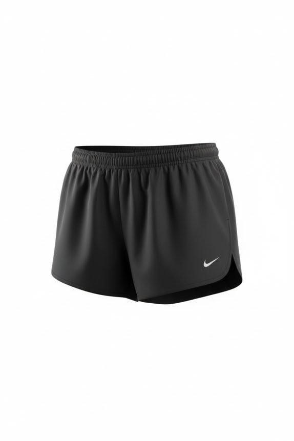 NIKE VINTAGE ATHLETIC RUNNING SHORTS SWOOSH BLACK MEN L