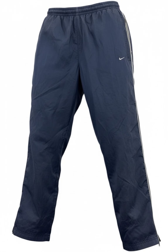 Nike Vintage Track Pants Blue with Zippers XS