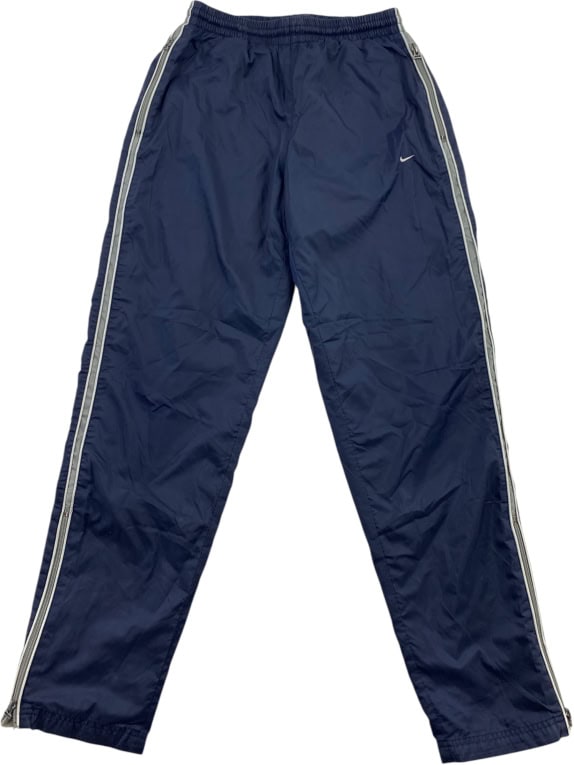 Nike Vintage Παντελόνι Φόρμας Μπλε με Φερμουάρ XS