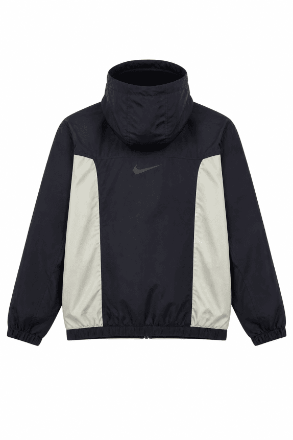 2000s NIKE WINDBREAKER RETRO BLACK OFF WHITE ΑΝΤΡΙΚΟ PRE OWNED  M