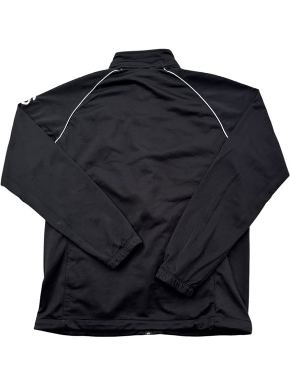 NIKE TRACK JACKET SPORTSWEAR BLACK MEN PRE OWNED S