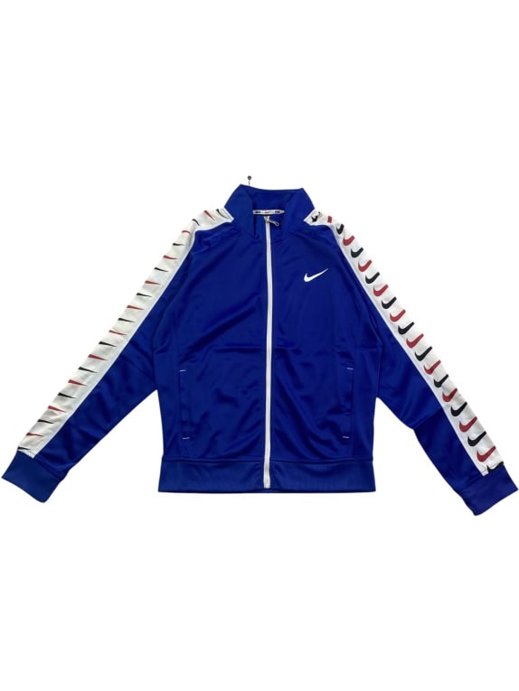 NIKE ΖΑΚΕΤΑ ΦΟΥΤΕΡ LOGO ΤΑΙΝΙΑ ΜΠΛΕ UNISEX S
