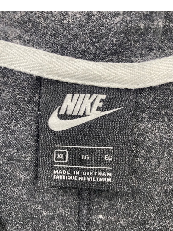 NIKE Ζακέτα Φούτερ Vintage Λογότυπο Γκρι Unisex XL