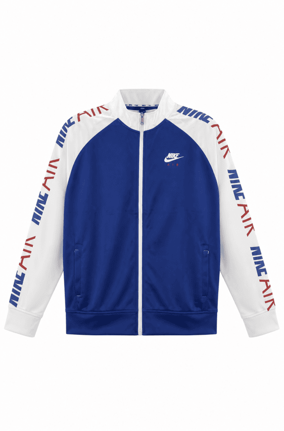 NIKE ΖΑΚΕΤΑ TRACK ATHLETIC ΜΠΛΕ ΛΕΥΚΟ ΑΝΤΡΙΚΟ PRE OWNED 2XL