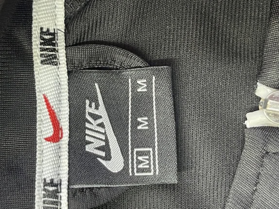 NIKE TRACK JACKET ATHLETIC BLACK MEN PRE OWNED M