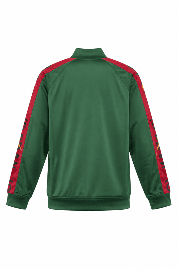 JORDAN GIACCA TRACK A RIGHE VERDE UOMO PRE OWNED XXL