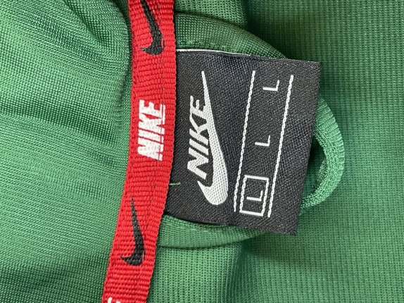 NIKE TRACK JACKET SPORTY VERDE UOMO PRE OWNED L