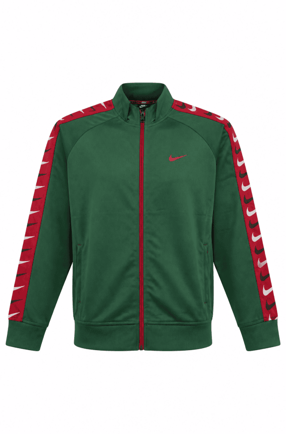 NIKE TRACK JACKET SPORTY GREEN MENS PRE OWNED L
