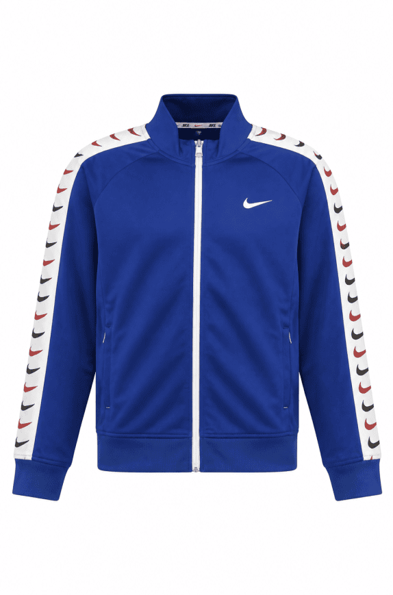 NIKE TRACK JACKET STREETWEAR BLU UOMO PRE OWNED L