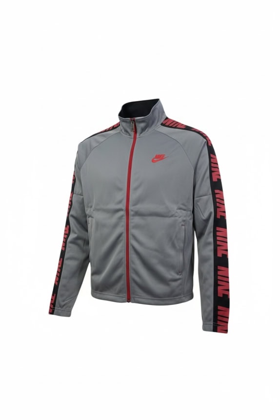 NIKE Giacca Track Logo Vintage Grigia Unisex S