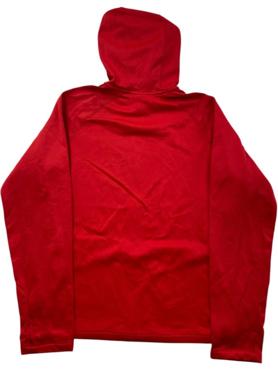 NIKE FELPA ZIP CON CAPPUCCIO SPORTSWEAR ROSSA UOMO PRE OWNED M