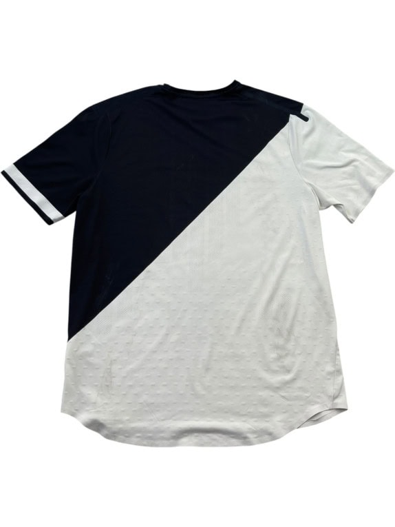 NIKECOURT DRI FIT T SHIRT SPORTSWEAR BLACK WHITE MENS PRE OWNED L