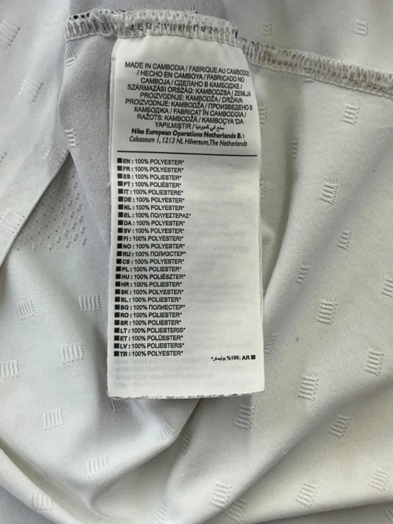 NIKECOURT DRI FIT T SHIRT SPORTSWEAR BLACK WHITE MENS PRE OWNED L