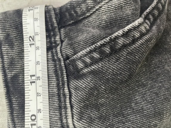 VINTAGE CARGO PANTS STREETWEAR ΜΑΥΡΟ GYNAIKEIO PRE OWNED XXS
