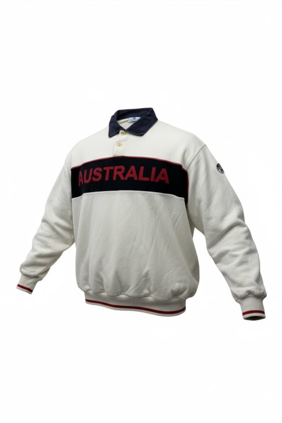 NORTH SAILS ΦΟΥΤΕΡ RUGBY STYLE VINTAGE "AUSTRALIA" LOGO ΕΚΡΟΥ ΑΝΔΡΙΚΟ MEDIUM