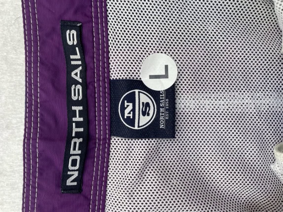 NORTH SAILS BERMUDA SHORTS SPORTY MULTICOLOR MEN PRE OWNED L