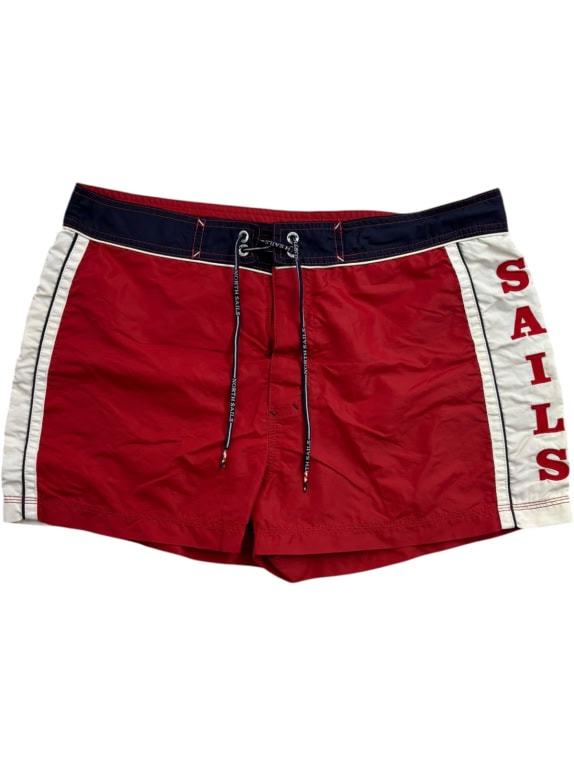 NORTH SAILS COSTUME SHORTS SPORTSWEAR ROSSO UOMO PRE OWNED M